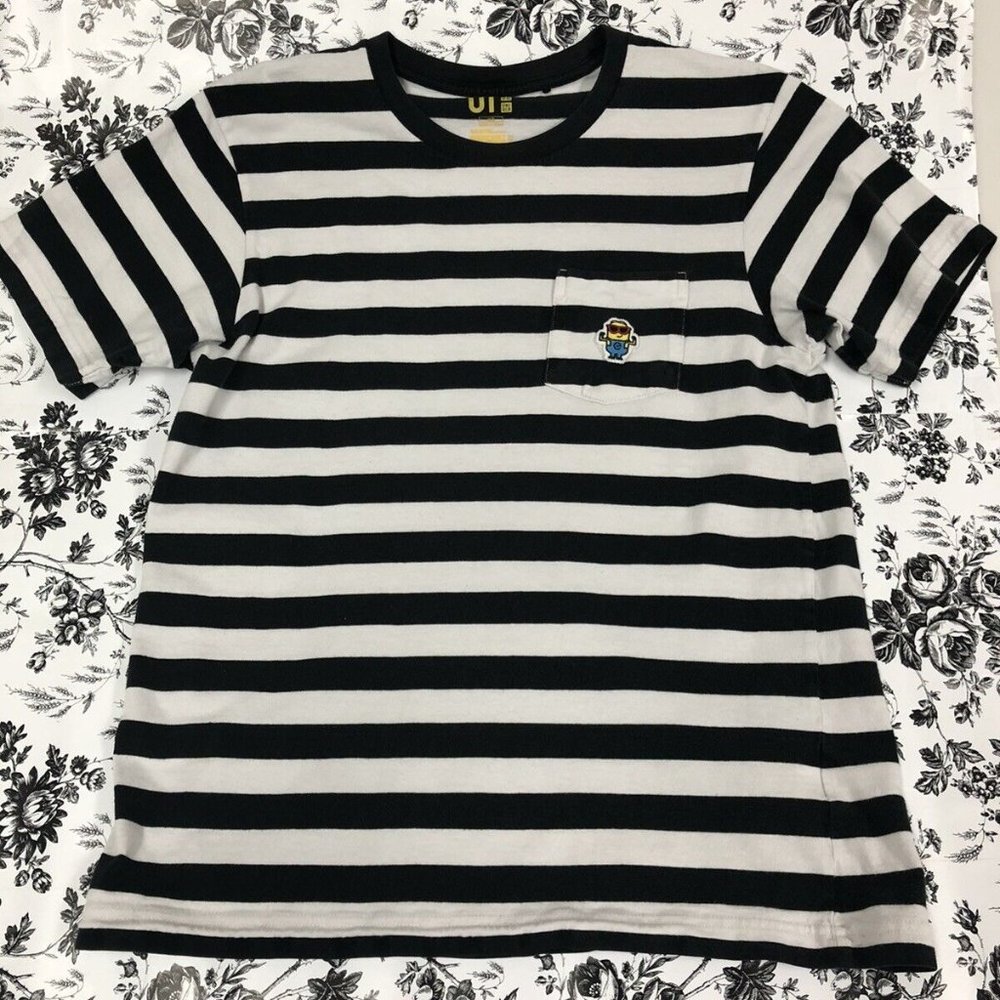 Uniqlo Women’s  Crewneck Striped Short Sleeve T-shirt sz XSmall
